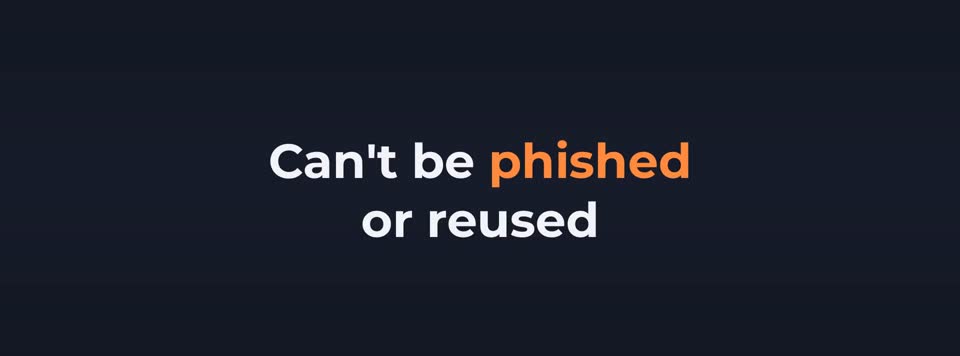Try passkeys