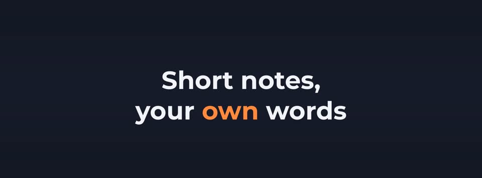 Write it by hand