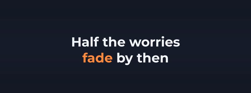 Give your worries a time slot