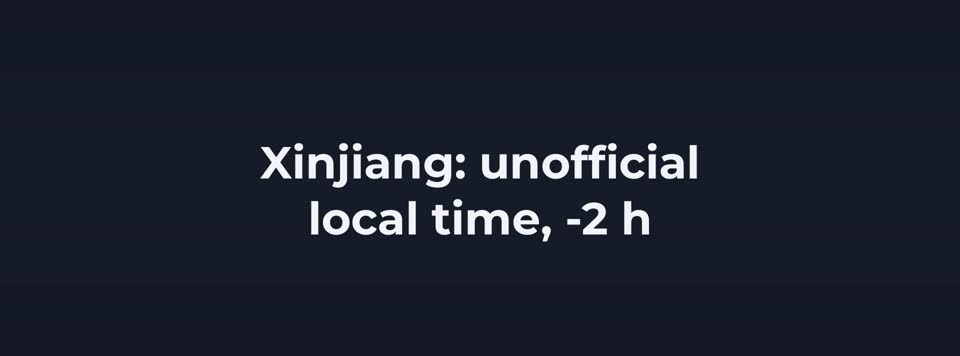 China: one time